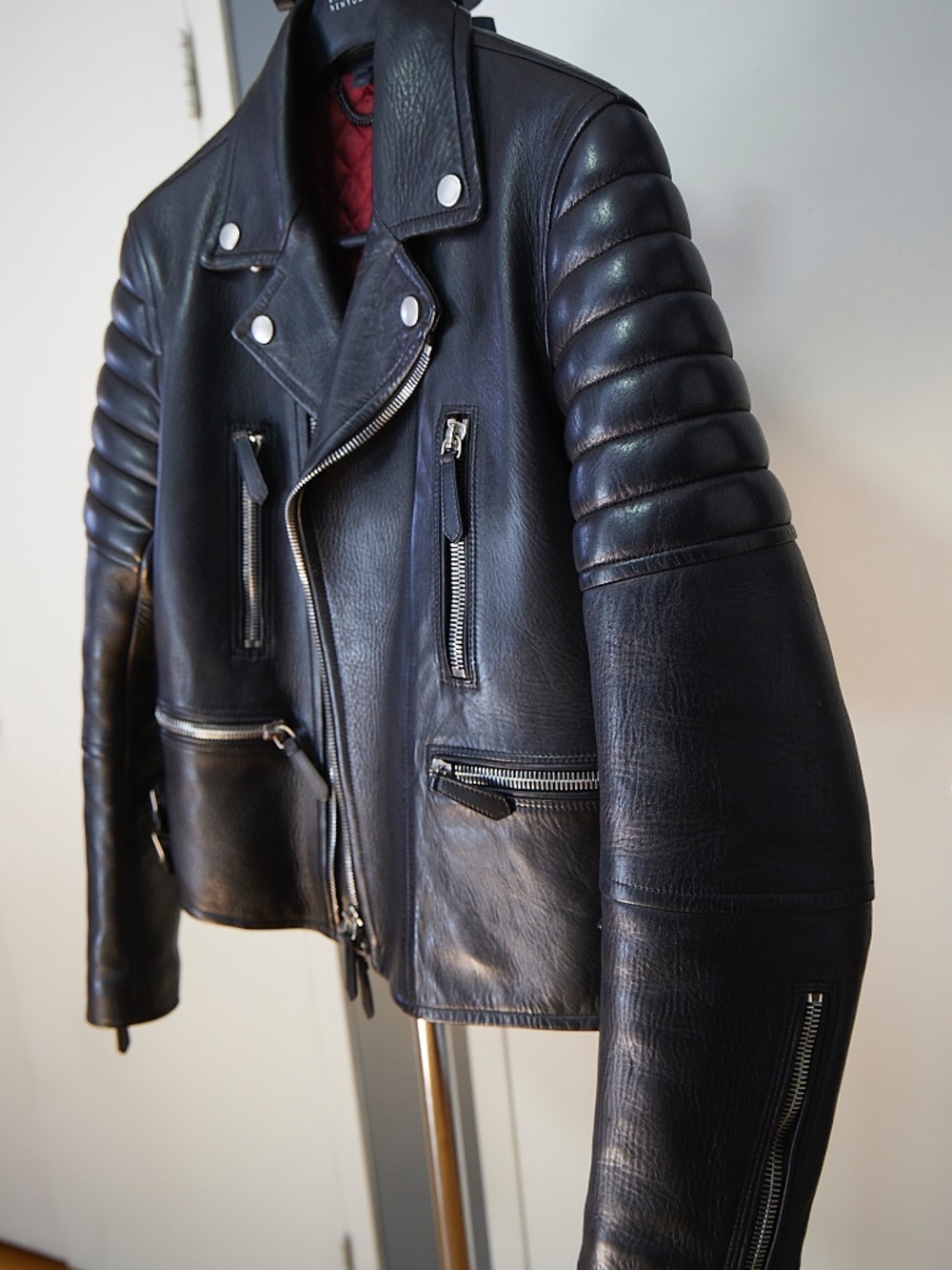 Burberry Prorsum Leather Biker Jacket - Picture 5 of 11